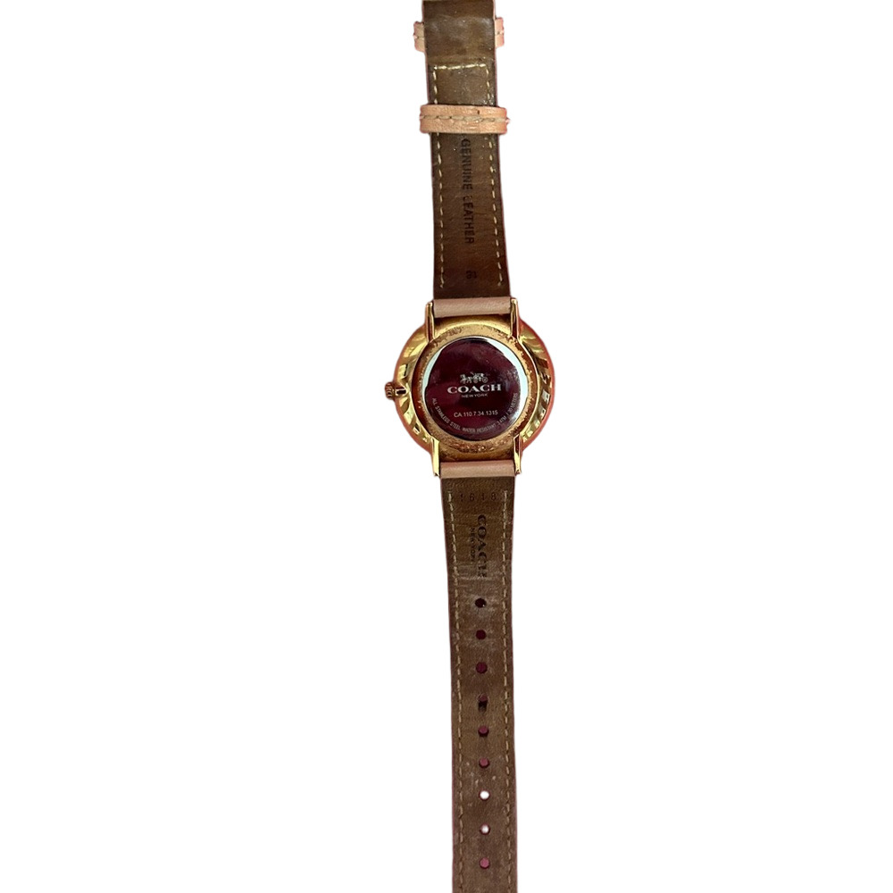 Coach Rose Gold Women's Watch with Pink Band - Picture 3 of 3